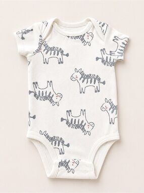 Huggies Hugwear - Onesie W/ Zebra Print (Cotton) - NB